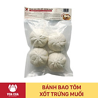BÁNH BAO NHÂN TÔM SỐT TRỨNG MUỐI (túi 4 cái)