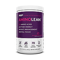 RSP AminoLean - All-in-One Pre Workout, Amino Energy, Weight Management Supplement with Amino Acids, Complete Preworkout Energy for Men & Women, Fruit Punch, 30 (Packaging May Vary)