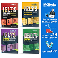 Combo Bộ Sách Luyện Thi Ielts Học Thuật - Bí Kíp Tự Học Ielts 8.0 ( Academic Ielts Mike ) tặng kèm bookmark