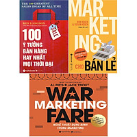 Combo Chiến Thuật Bán Hàng Siêu Hạng ( 100 Ý Tưởng Bán Hàng Hay Nhất Mọi Thời Đại + Marketing Cho Bán Lẻ + Nghệ Thuật Dụng Binh Trong Marketing ) ( Quà Tặng: Cây Viết Kute' )