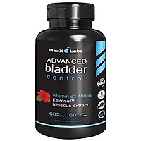 Advanced Bladder Control and UTI - New - Potent Blend of Cranberry Extract, Pumpkin Seed Extract, Hibiscus Flower, Vitamin D3, and Green Tea Extract - Useful for Urinary Tract Infection - 60 Caps