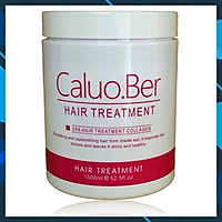 Dầu hấp ủ tóc Caluo.Ber Collagen Hair Spa Treatment siêu phục hồi mềm mượt tóc Pháp 1500ml