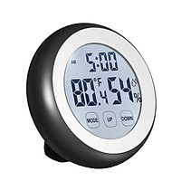 Đồng Hồ Báo Thức Màn Hình Cảm Ứng Hiện Thị Nhiệt Độ Độ Ẩm °C/°F