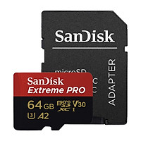 Thẻ Nhớ MicroSDXC SanDisk Extreme Pro V30 A2 170MB/s - Hàng Nhập Khẩu - 64GB