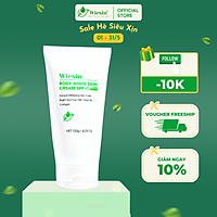 Kem body trắng da toàn thân có chống nắng (Tone Up) Wiesin Body White Skin Cream 120g - WS06