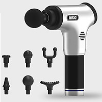 Súng massage gun trị đau nhức giảm căng cơ Nhật Bản Nikio NK-171 - Màu Bạc