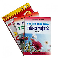 Combo Bài tập cuối tuấn Tiếng Việt lớp 2 + tập bọc sách vở