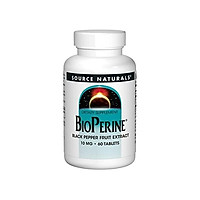 Source Naturals BioPerine - Black Pepper Fruit Extract, Promotes Nutrient Absorption - 120 Tablets