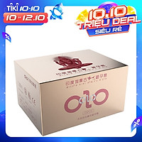 Bao cao su OLO gân gai India Gamma Formola, nhiều gel bôi trơn, kéo dài thời gian quan hệ - Hộp 10 bcs