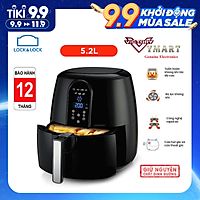 Nồi Chiên Không Dầu Lock&Lock EJF351BLK (5.2L) (Đen) - Hàng chính hãng