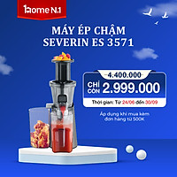 Máy ép chậm Severin ES3571, hàng chính hãng Đức. Công nghệ ép chậm tiên tiến giữ trọn chất dinh dưỡng. 3 lõi lọc thô, lọc nhuyễn, làm kem tiện lợi đa năng. Động cơ hoạt động êm ái tránh tiếng ồn. Bảo hành chính hãng 24 tháng.