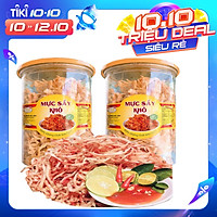 (COMBO 2 HŨ) MỰC SẤY KHÔ HẤP NƯỚC DỪA ĐẶC BIỆT TLP - MỖI HŨ 200G