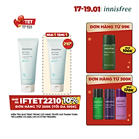 Sữa Rửa Mặt Dành Cho Da Mụn Innisfree Bija Trouble Facial Foam 150g - 131171093