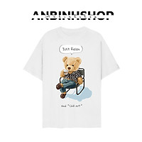 Album 8 - Bst áo thun unisex form đẹp hình gấu chill dễ thương nhiều mẫu để chọn thời trang vải dày mịn mát