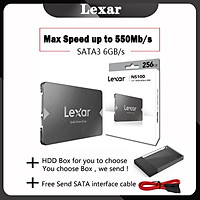 Thẻ nhớ Lexar NS100 2.5 ”SATA III 6 Gb/giây SSD 550MBS 128G 256G 512G SATA Bên Trong Chắc Chắn bang Ổ Cứng Cho Laptop Notebook