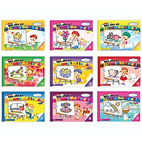 Bộ Sách Bạn Nhỏ Ơi Tô Màu Thật Là Dễ: Vẽ Lên Những Gam Màu Tươi Sáng Của Trẻ Thơ (Bộ 9 Cuốn)