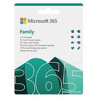 Phần mềm Microsoft 365 Family English APAC EM Subscr 1YR Medialess P6 (6GQ-01144) - Hàng Chính Hãng