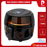 Nồi Chiên Không Dầu Điện Tử Lock&Lock EJF286BLK 6.5L - Hàng chính hãng