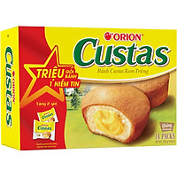 Bánh Custas hộp 14 gói (329g) - Hộp 12 gói tặng thêm 2 gói