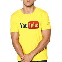 Áo Thun Nam In Hình YouTube Everest AokNAM396 (Vàng)