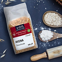 Hạt yến mạch hữu cơ đã bóc vỏ 500g Sottolestelle Organic Hulled Oat