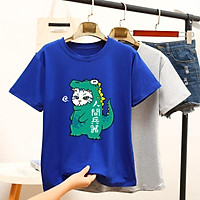 Áo Thun Tay Ngắn Dáng Rộng In Hình Mèo Đáng Yêu Phong Cách Harajuku