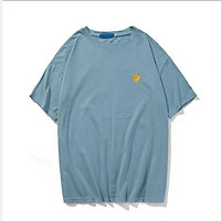 (Sắn Trắng M) Áo thun, áo phông tay lỡ cotton 95% hình thời tiết ( sẵn ảnh thật )