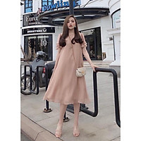 Váy bầu dự tiệc đẹp váy hồng đất xinh