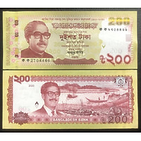 Tiền Bangladesh 200 taka kỷ niệm 100 năm ngày sinh Mujibur Bahman