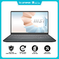 Laptop Msi Modern 14 B11MOU 618VN (Gray) | i7-1195G7 | 8GB DDR4 | SSD 512GB| Win10 - HÀNG CHÍNH HÃNG