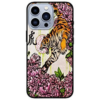 Ốp lưng dành cho iPhone 13 Mini - iPhone 13 - iPhone 13 Pro - iPhone 13 Pro Max - Hổ Hoa Tím