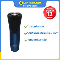 Máy Cạo Râu Flyco FS197VN 3 Lưỡi Kép Thân Máy Kháng Nước Sạc Nhanh 1 Giờ Cáp Sạc USB - Hàng Chính Hãng