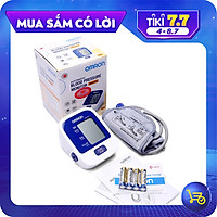 Máy đo huyết áp Omron Hem 8712+ Tặng máy đo đường huyết Safe-Accu