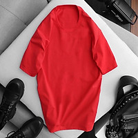 Áo thun trơn tay lỡ nam nữ chất cotton 100%