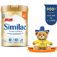 1 Lon Similac 4 900g - Tặng Gấu Trạng Nhí
