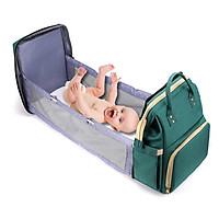 Balo Túi Xách Bỉm Sữa Đựng Đồ Đa Năng Cho Mẹ Và Bé Dạng Balo