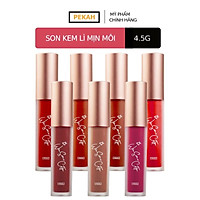 Son Kem Lì Mịn Môi PEKAH WINSOME COTTON TINT Son kem lì Hàn Quốc 4.5g