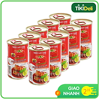 Lốc 10 Hộp Cá Hộp Ba Cô Gái Nắp Giật 155g (155g x 10)
