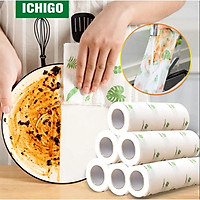 Cuộn Khăn Lau Bếp Đa Năng 25cmx25cm - Siêu Thấm Hút Dễ Dàng Giặt Sạch - 50 Miếng