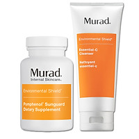 Set Hộp viên uống chống nắng nội sinh Murad Pomphenol Sunguard Dietary Supplement TẶNG Sữa rửa mặt Murad Essential-C Cleanser (200ml)