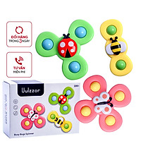 Con Quay Spinner Đồ Chơi Trẻ Em Hình Côn Trùng Chất Liệu Nhựa PP Nguyên Sinh An Toàn Tuyệt Đối