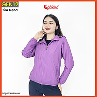 Áo Gió Nữ CARDINA 2 Lớp Lót Lưới Cản Gió Chống Nước - Kèm Túi Đựng Siêu Gọn Nhẹ GFN