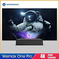 Wemax One Pro FMWS02C 4K Laser Projector 7000 Lumens 150inch Image UST Ultra Short Throw HDR 3000:1 ALPD 3.0 DLP Cinema