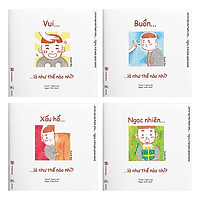 Ehon cảm xúc (Vui+Buồn+Xấu Hổ+Ngạc Nhiên/ Tặng cuốn Những Câu Chuyện Kinh Điển)
