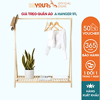 Giá Treo Quần Áo Gỗ BEYOURs - Kệ Gỗ Cây Sào Treo Quần Áo A-Hanger 1FL Lắp Ráp Dễ Dàng - Nội Thất Phòng Ngủ - Gỗ Tự Nhiên