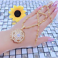 Dây chuyền nữ xi dát vàng 18k cao cấp EKH569A