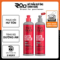 Bộ Dầu Gội & Xả Tigi Resurrection Super Repair Phục Hồi Hư Tổn Nặng - Tặng móc khoá chính hãng