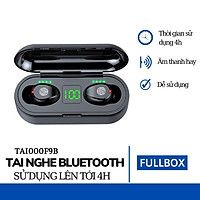 Tai Nghe Bluetooth Không Dây 5.0, AMOI F9, Cảm Ứng Vân Tay, Màn Led Báo Pin, Kháng Nước, Chống Ồn, Âm Thanh Cực Chất - Hàng Nhập Khẩu