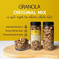 Granola Orginal Mix HAPPI OHA - Ngũ Cốc Ăn Sáng/Ngũ Cốc Ăn Kiêng Không Đường Tinh Luyện