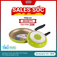 Bộ Đôi Hoàn Hảo - Chảo Siêu Chống Dính Sunhouse (24 -18 cm) - Màu Sampanh
